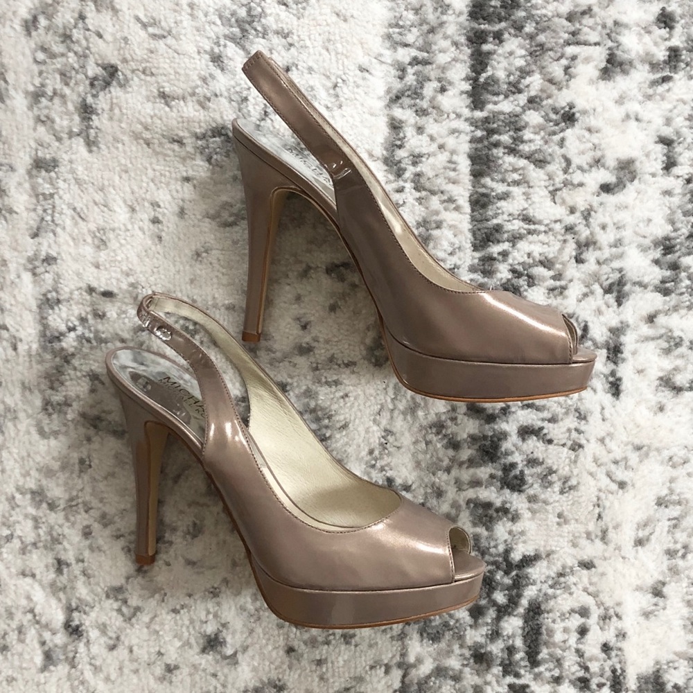 Michael Kors - York Peep Toe Slingback Heels